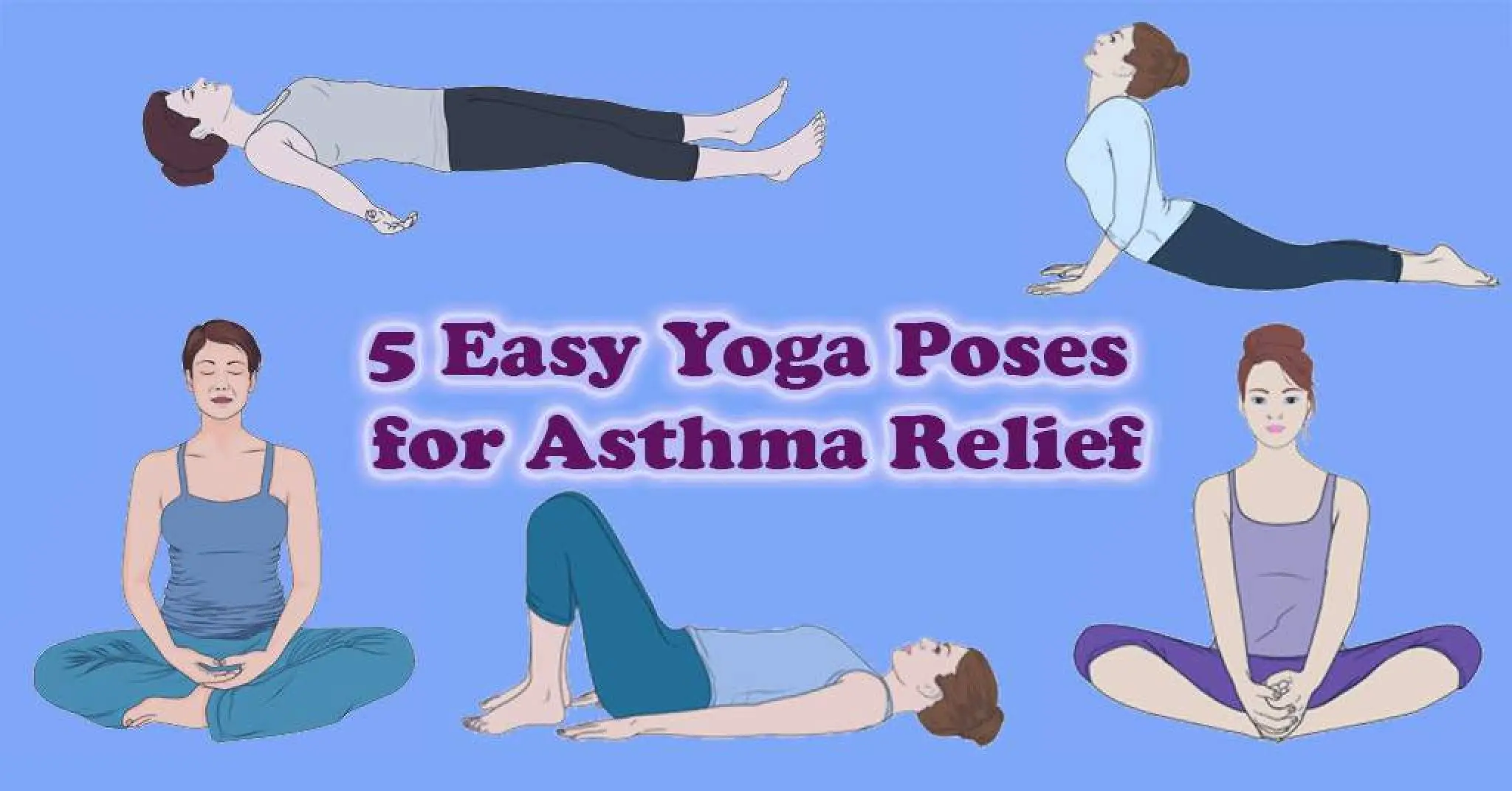 5 Easy Yoga Poses for Asthma Relief - River Oaks Beauty Bar