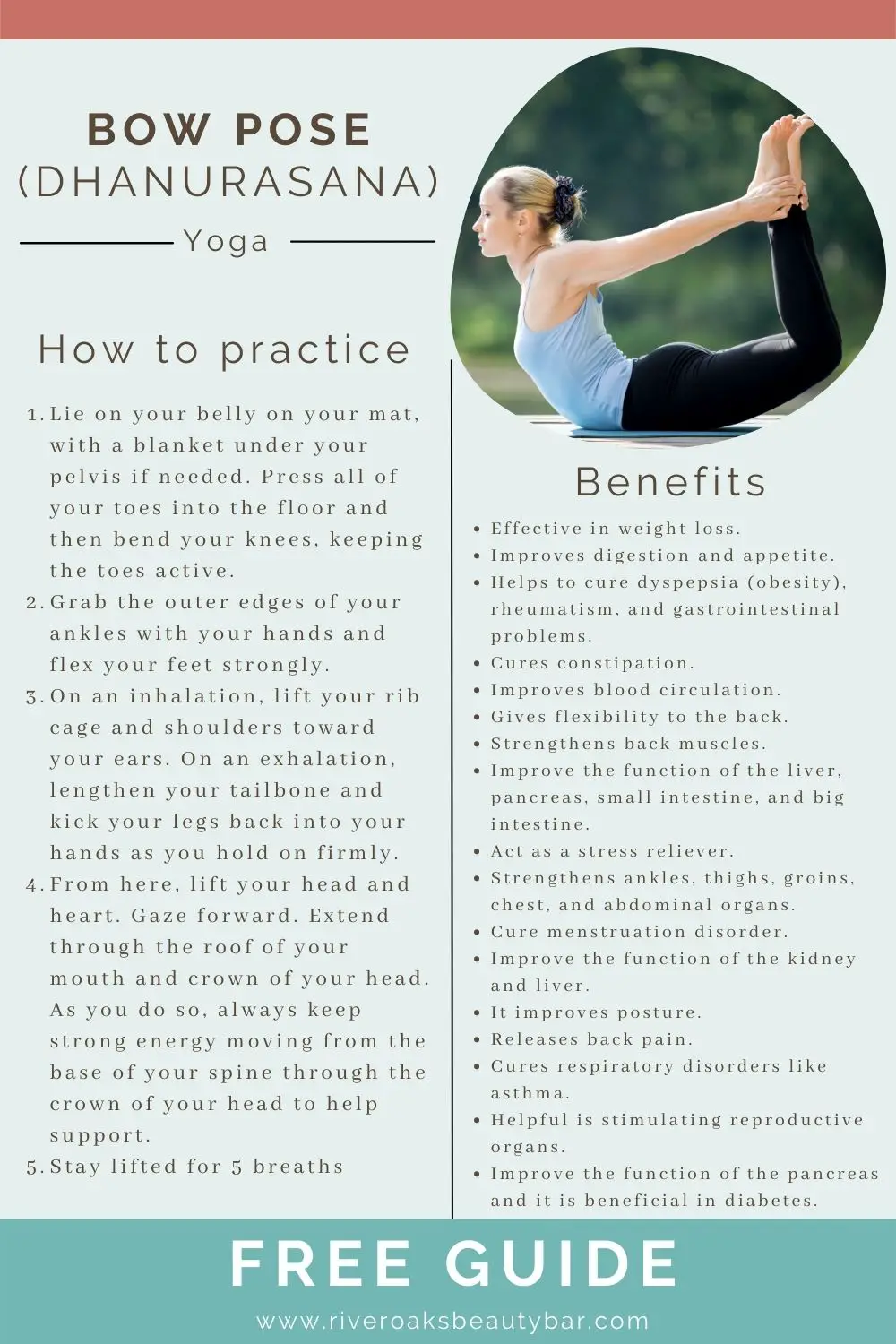 How to Practice Bow Pose Yoga (Dhanurasana)