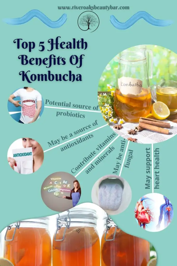 Top 5 Health Benefits Of Kombucha (Infographic)